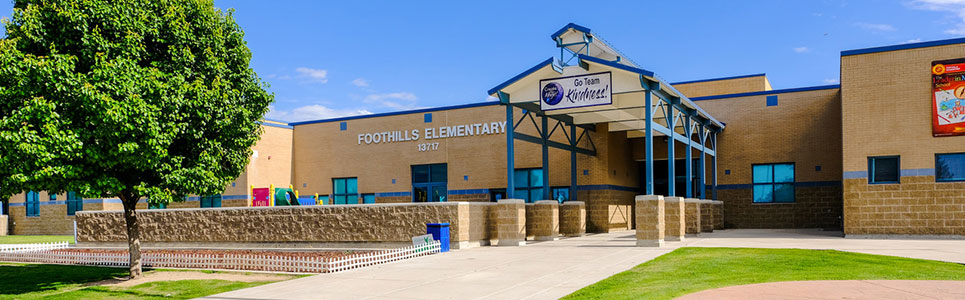Foothills Elementary Front Entrance
